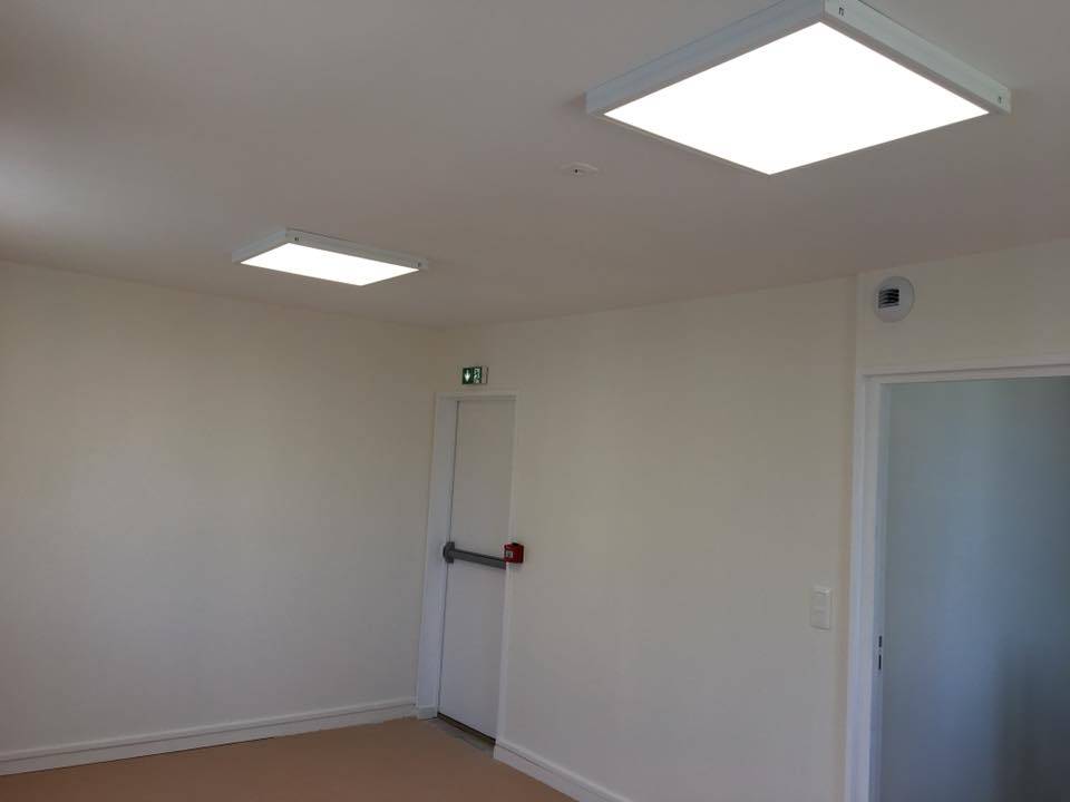 Rénovation électrique d'une salle polyvalente, près de Goderville